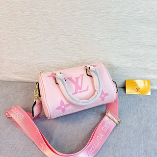 Pink Casual Daily Letters Patchwork Bags
