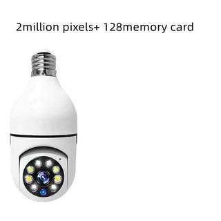 WiFi CAMERA 1080P Bulb 4X Zoom Camera E27 Home 5GWiFi Alarm Monitor - Thomas Family Essentials LLC